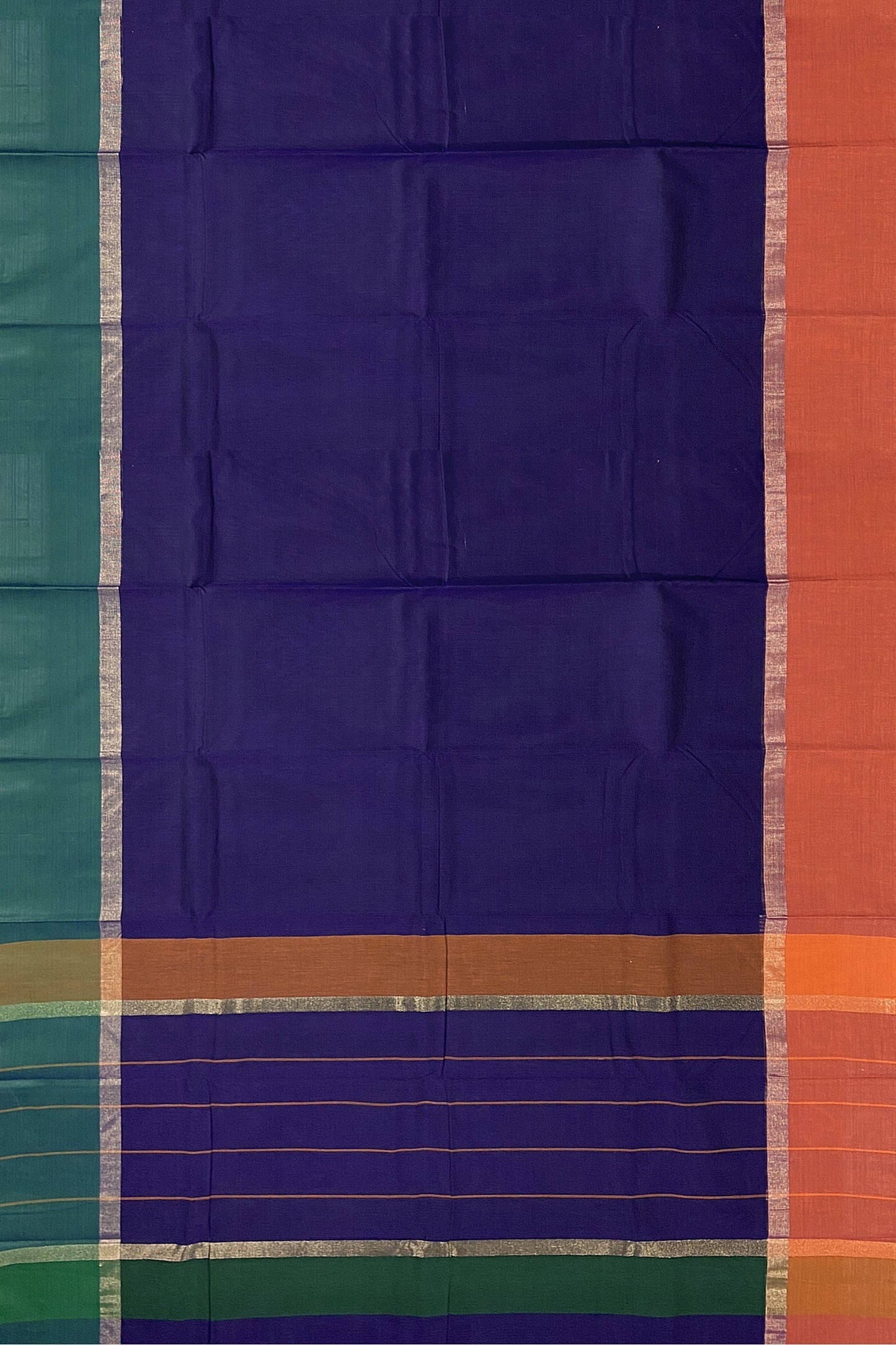 SENSAN Women’s Handloom Kanchi Cotton Saree with Blouse Piece [SKU:430]