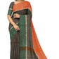 SENSAN Women’s Handloom Kanchi Cotton Saree with Blouse Piece [SKU:430]