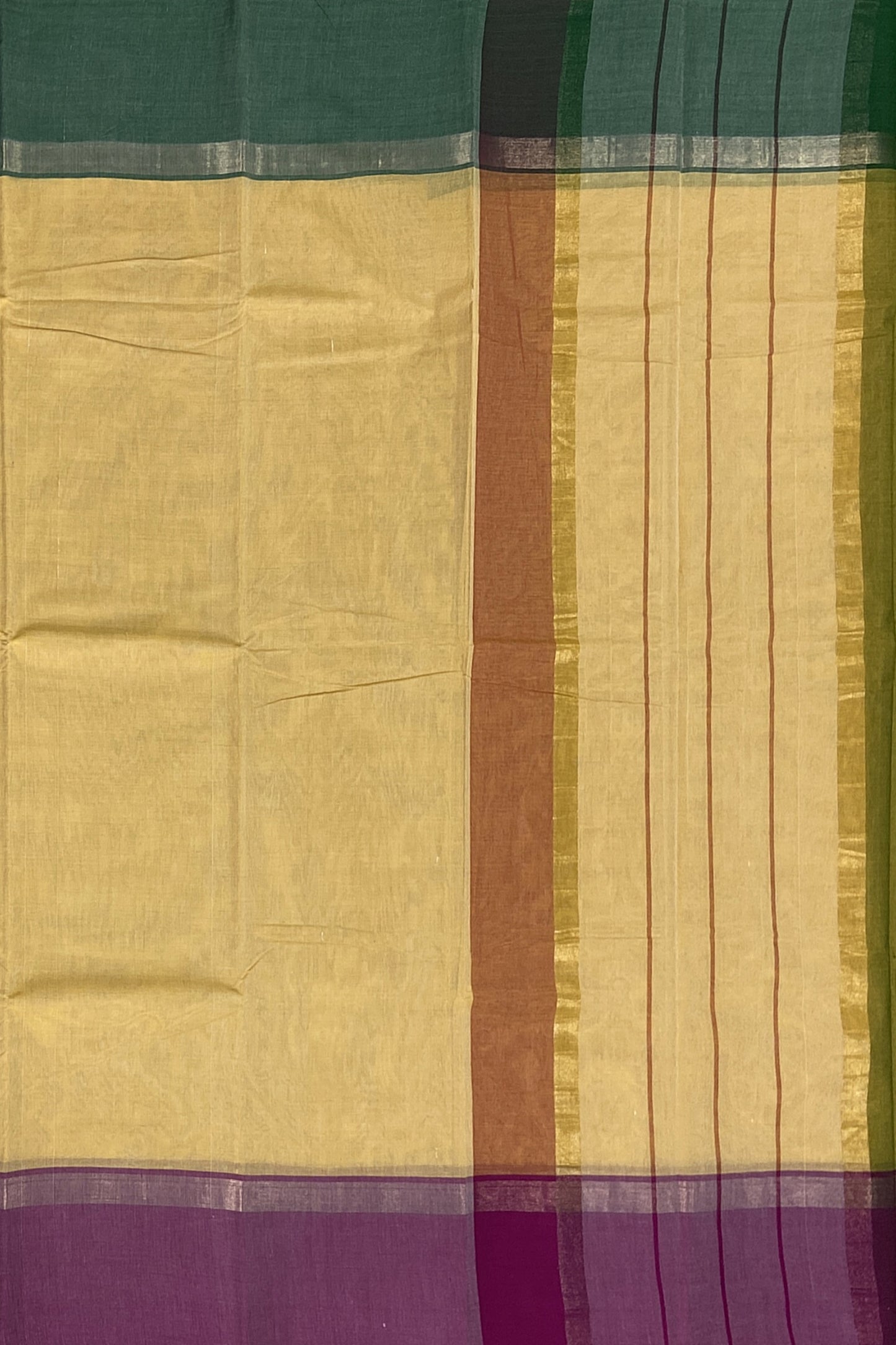 SENSAN Women’s Handloom Kanchi Cotton Saree with Blouse Piece [SKU:430]