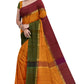 SENSAN Women’s Handloom Kanchi Cotton Saree with Blouse Piece [SKU:430]
