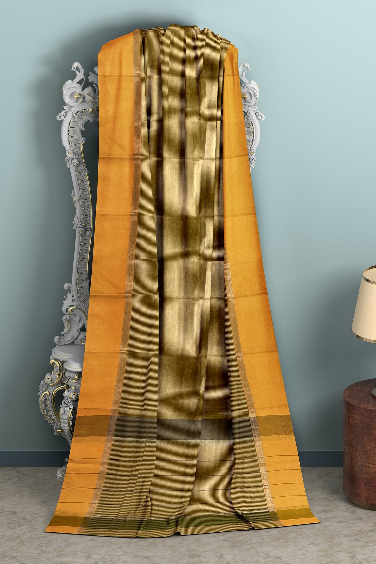 SENSAN Women’s  Kanchi Cotton Saree with Blouse Piece [SKU:440]