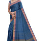SENSAN Women’s  Kanchi Cotton Saree with Blouse Piece [SKU:739.3]
