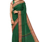 SENSAN Women’s  Kanchi Cotton Saree with Blouse Piece [SKU:741]