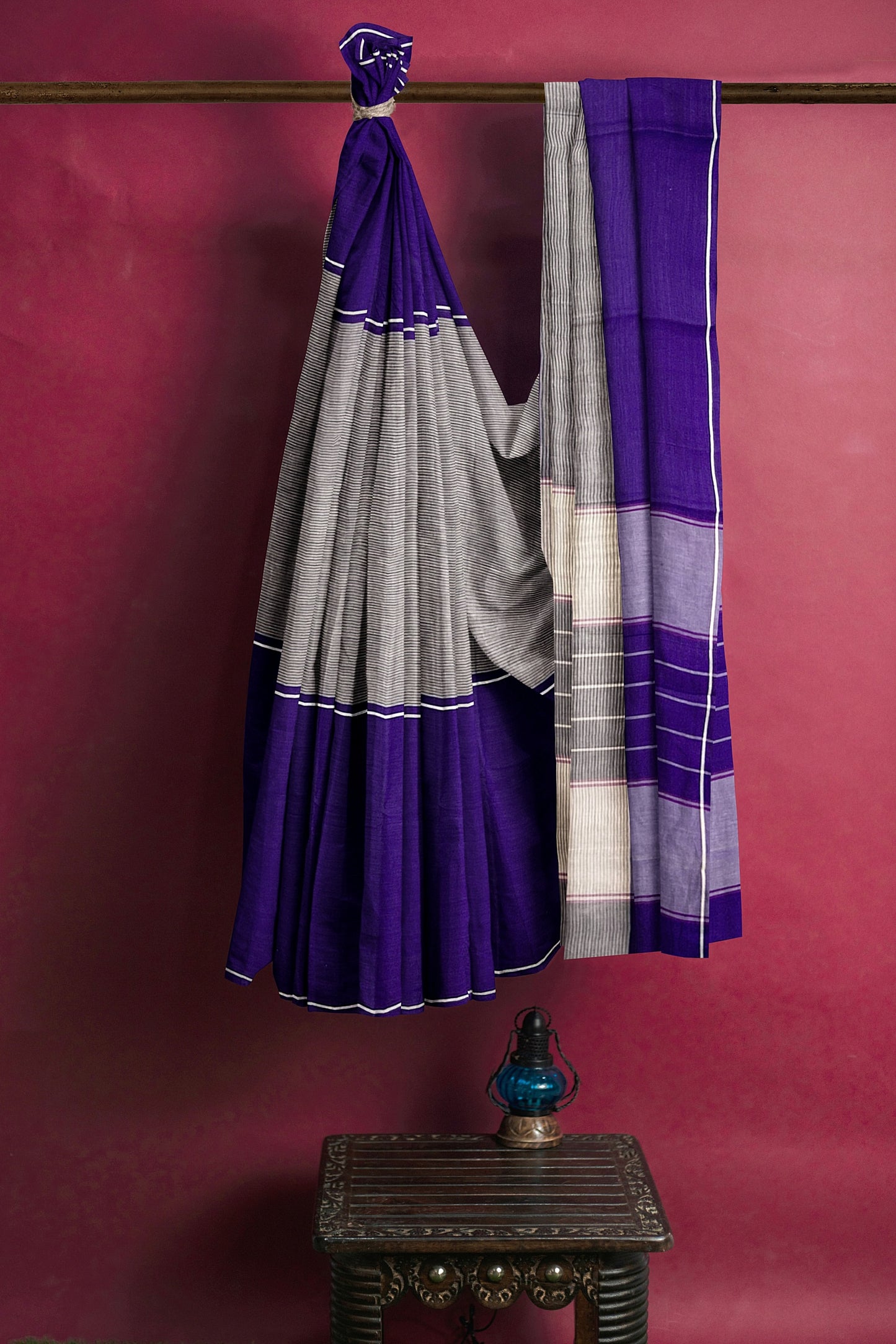 SENSAN Women’s Kanchi Cotton Saree with Blouse Piece [SKU:750]