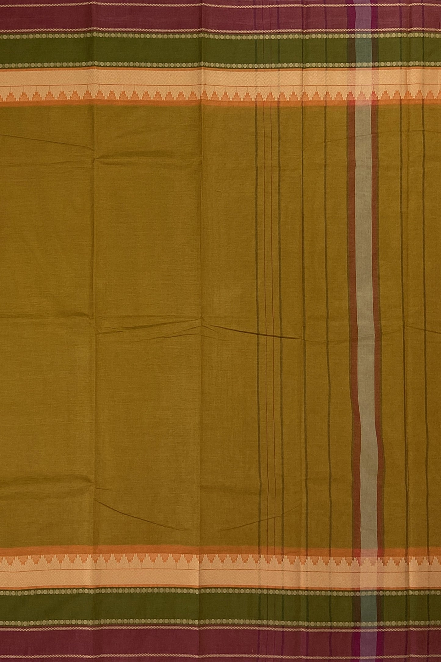 SENSAN Women’s Kanchi Cotton Saree with Blouse Piece [SKU:752]