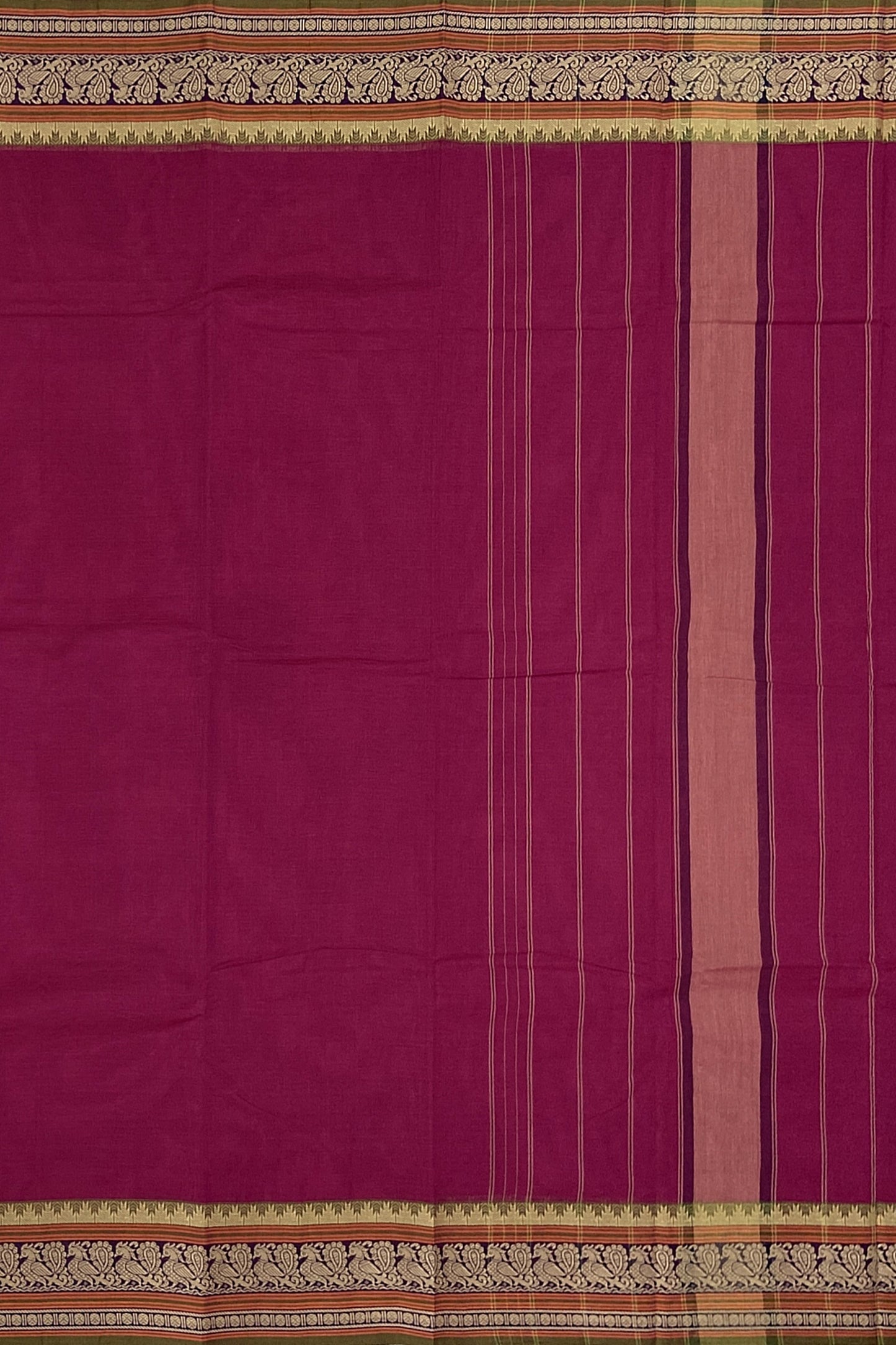SENSAN Women’s  Kanchi Cotton Saree with Blouse Piece [SKU:779]