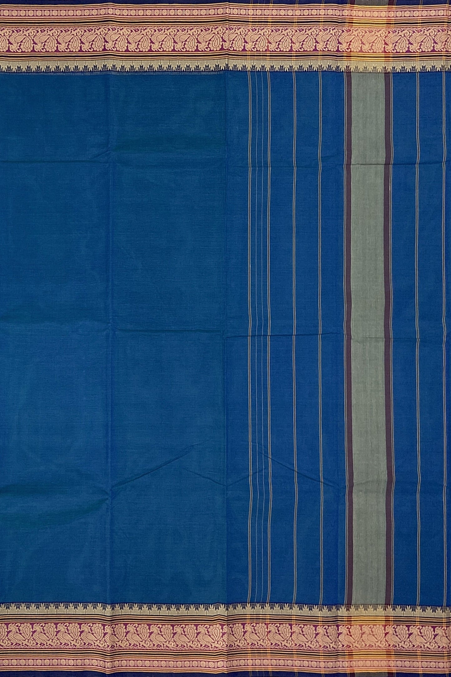 SENSAN Women’s  Kanchi Cotton Saree with Blouse Piece [SKU:779]