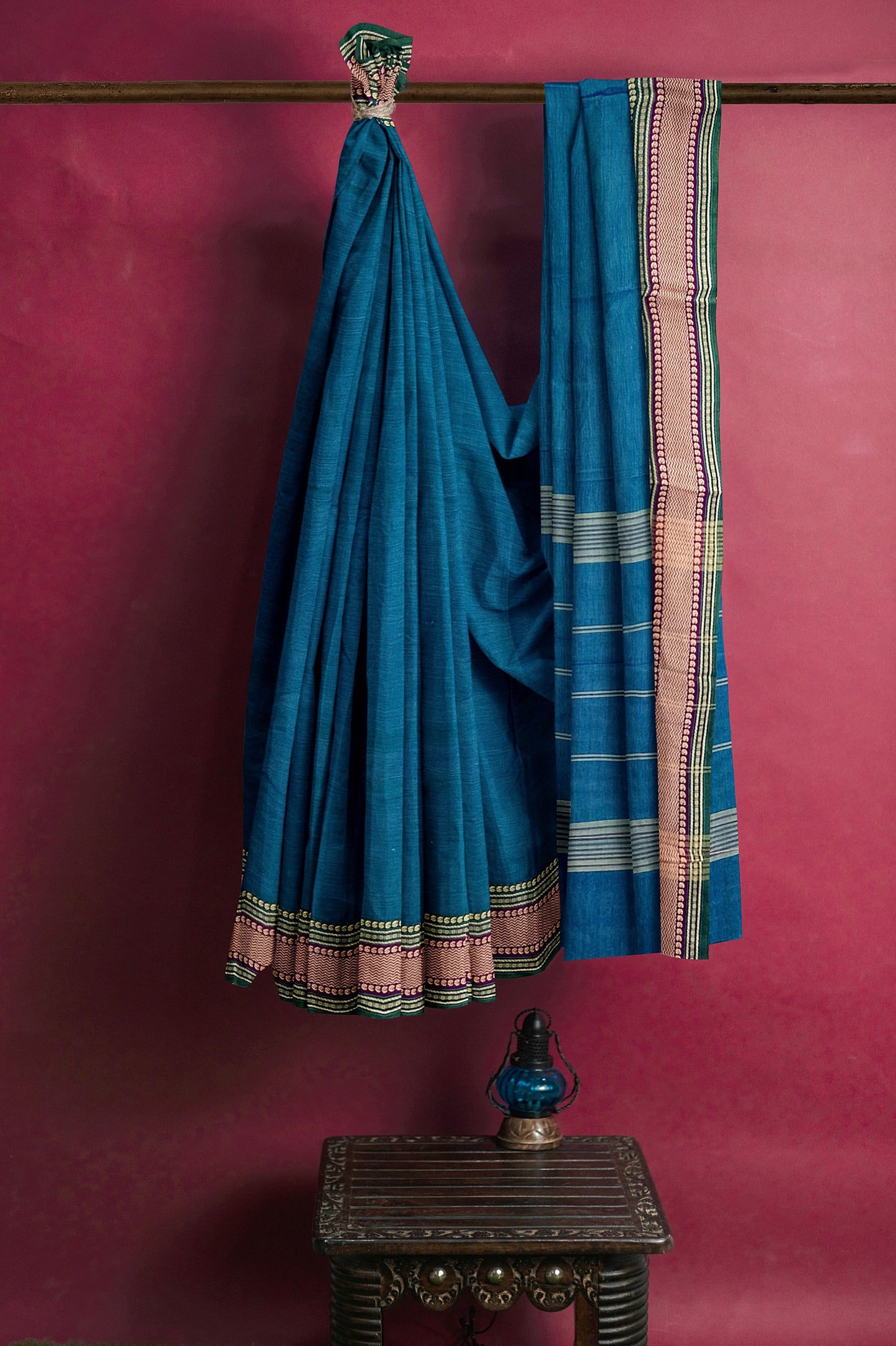 SENSAN Women’s  Kanchi Cotton Saree with Blouse Piece [SKU:780]