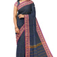 SENSAN Women’s  Kanchi Cotton Saree with Blouse Piece [SKU:784]