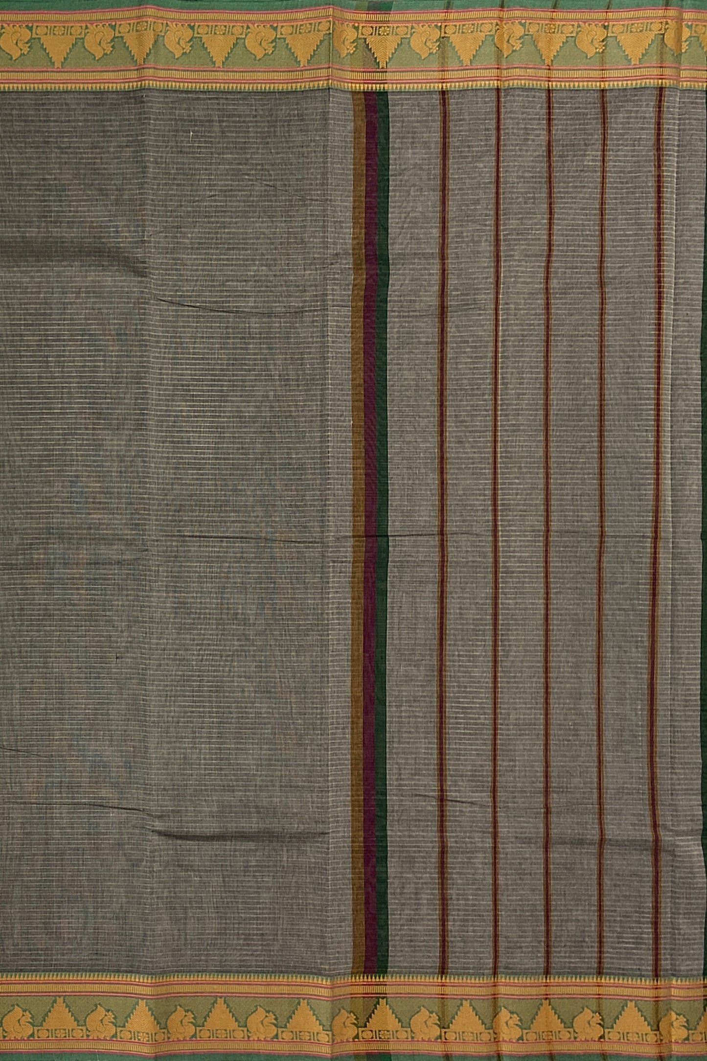 SENSAN Women’s  Kanchi Cotton Saree with Blouse Piece [SKU:784]