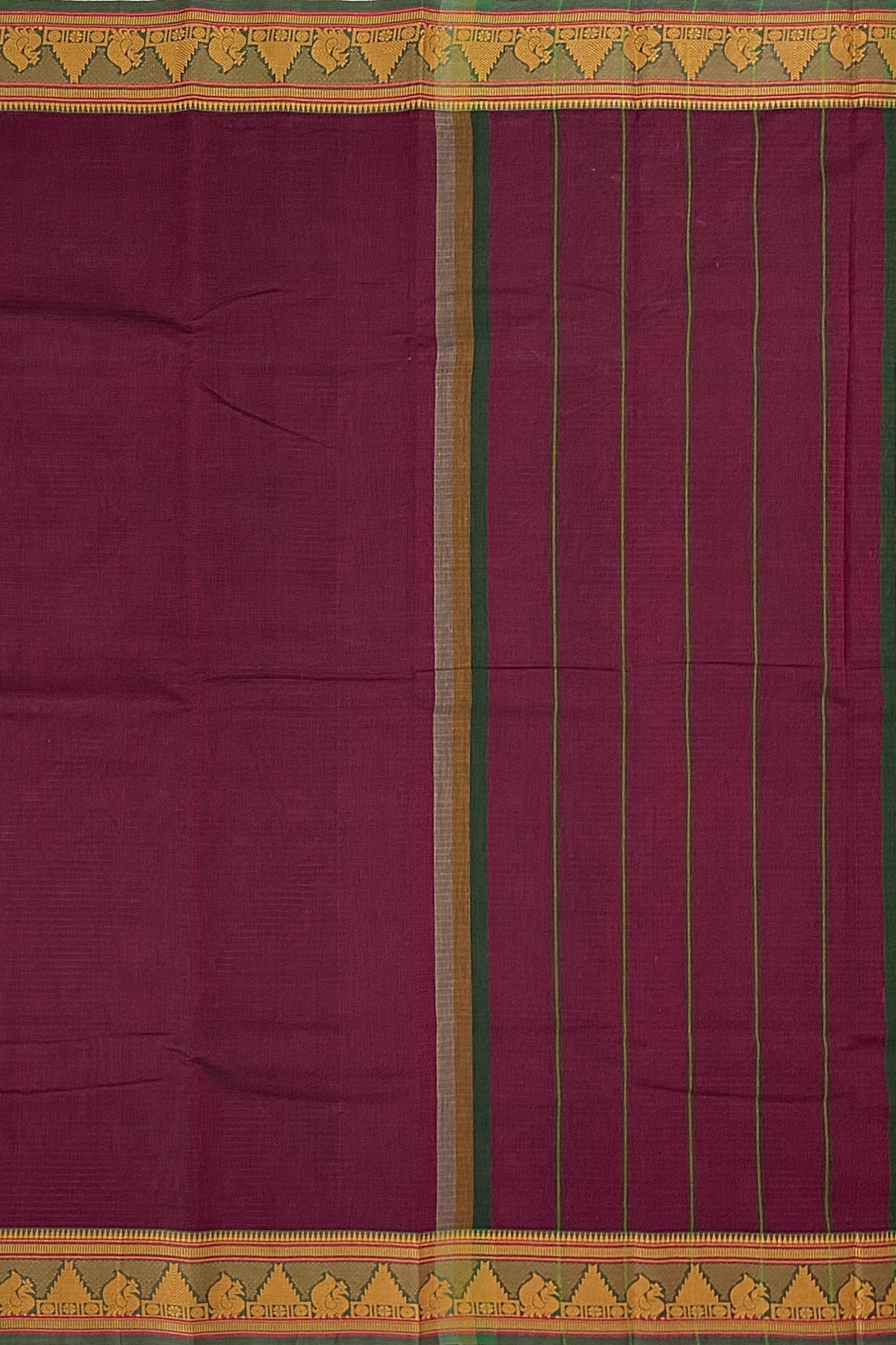 SENSAN Women’s  Kanchi Cotton Saree with Blouse Piece [SKU:784]