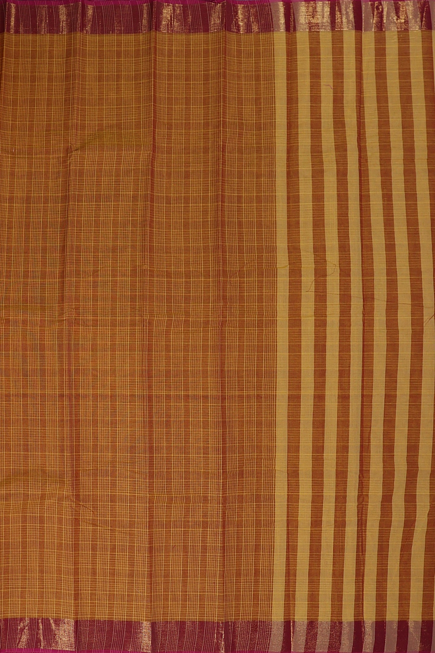 SENSAN Women’s Kanchi Cotton Saree with  Blouse Piece [SKU:105]