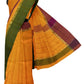 SENSAN Women’s Handloom Kanchi Cotton Saree with Blouse Piece [SKU:430]