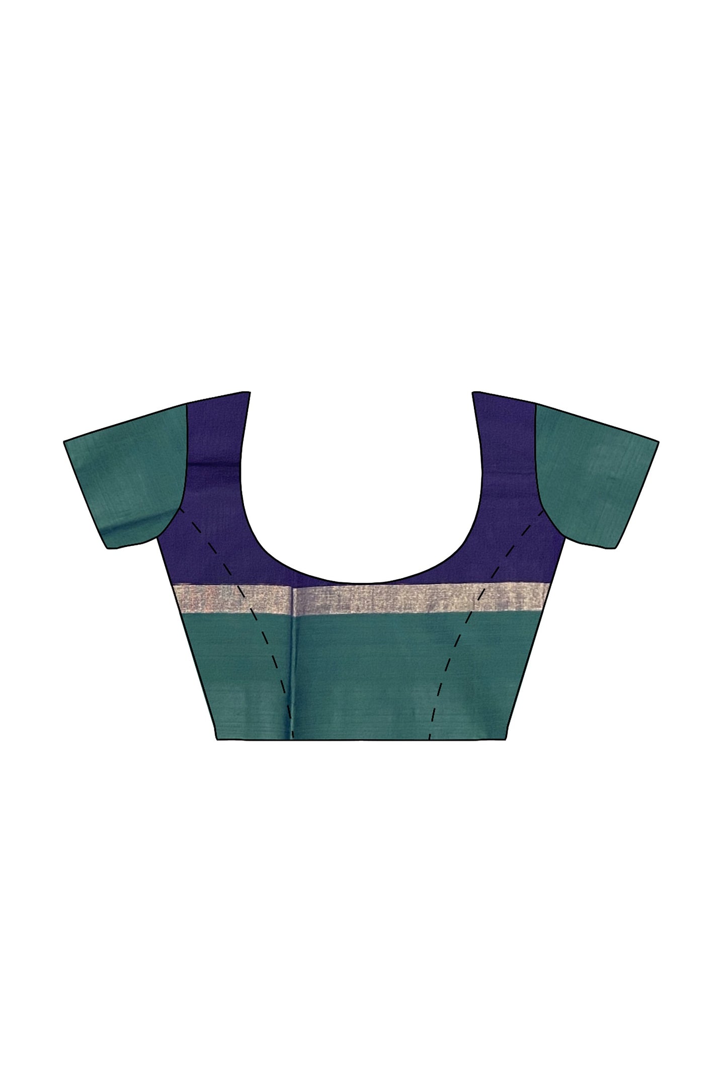 SENSAN Women’s Handloom Kanchi Cotton Saree with Blouse Piece [SKU:430]