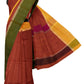 SENSAN Women’s Handloom Kanchi Cotton Saree with Blouse Piece [SKU:430]
