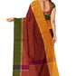 SENSAN Women’s Handloom Kanchi Cotton Saree with Blouse Piece [SKU:430]