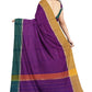 SENSAN Women’s Handloom Kanchi Cotton Saree with Blouse Piece [SKU:430]