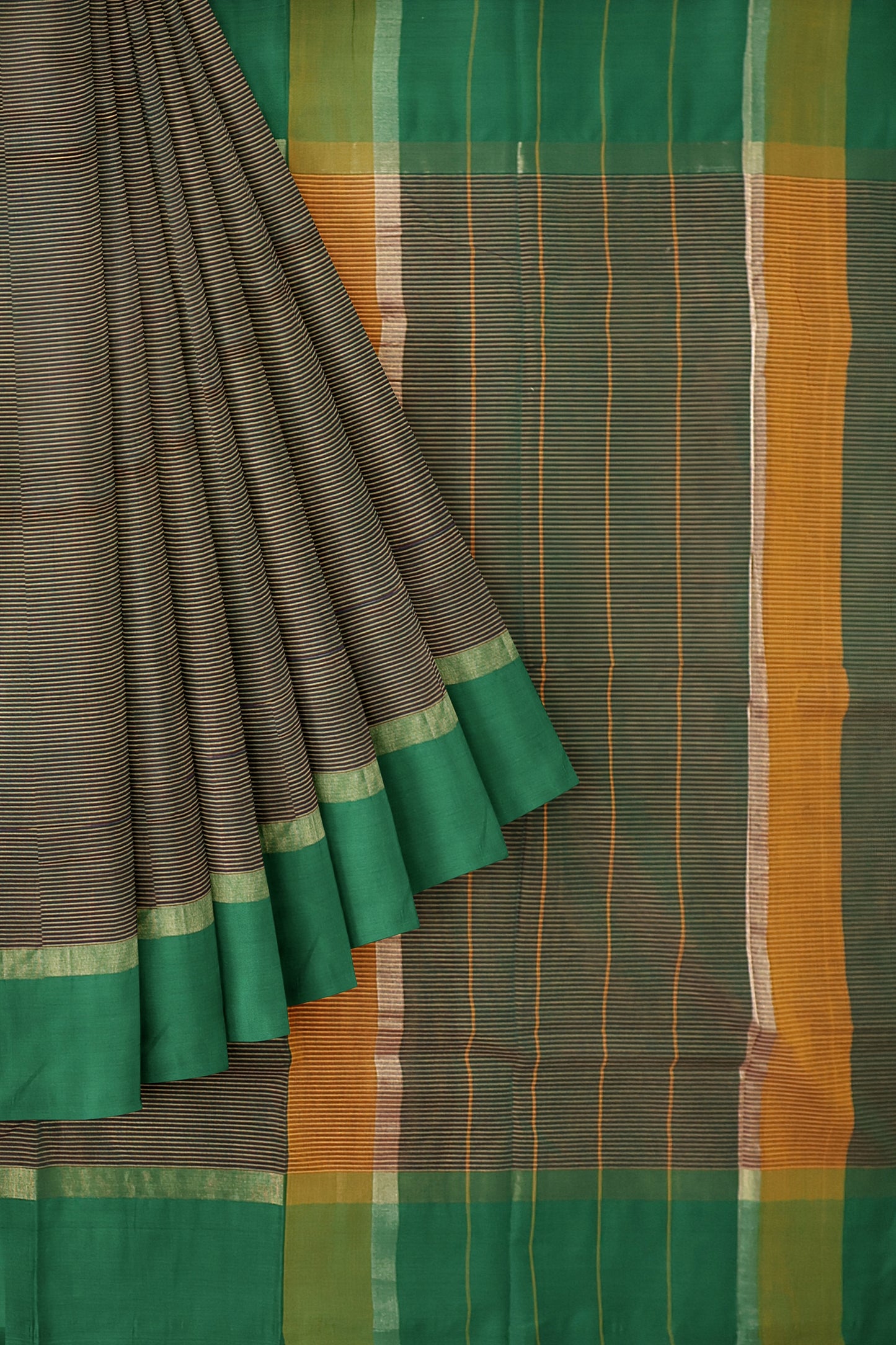 SENSAN Women’s  Kanchi Cotton Saree with Blouse Piece [SKU:440]