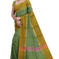 SENSAN Women’s  Kanchi Cotton Saree with Blouse Piece [SKU:440]