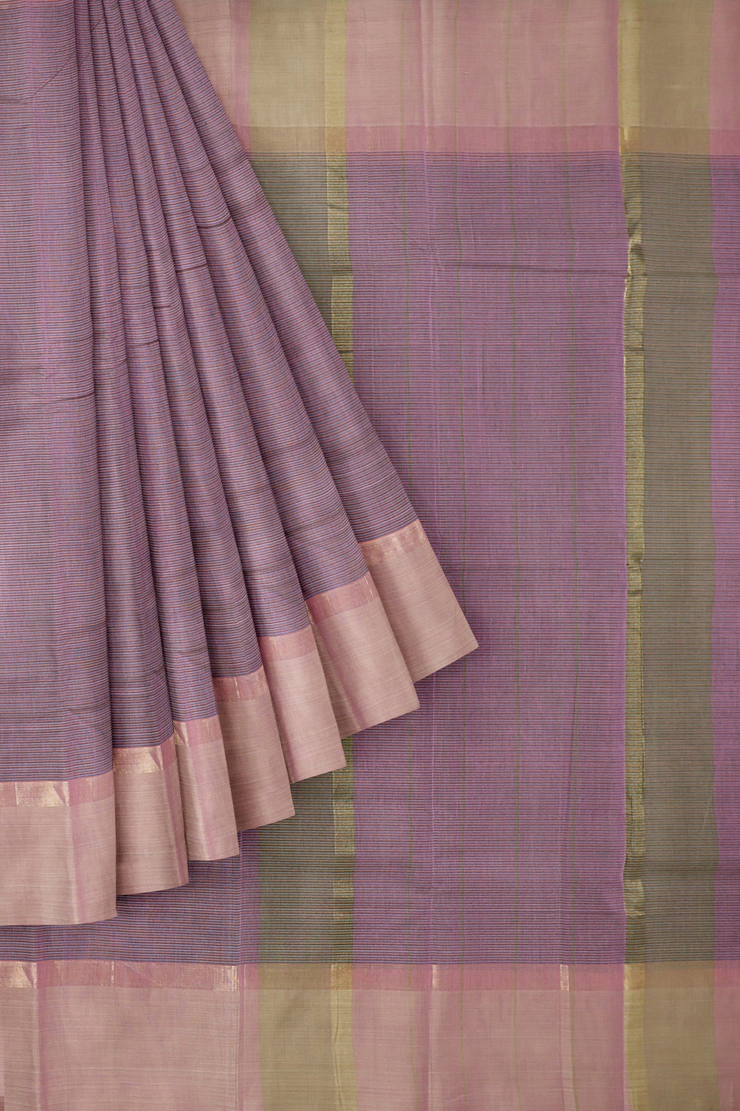 SENSAN Women’s  Kanchi Cotton Saree with Blouse Piece [SKU:440]