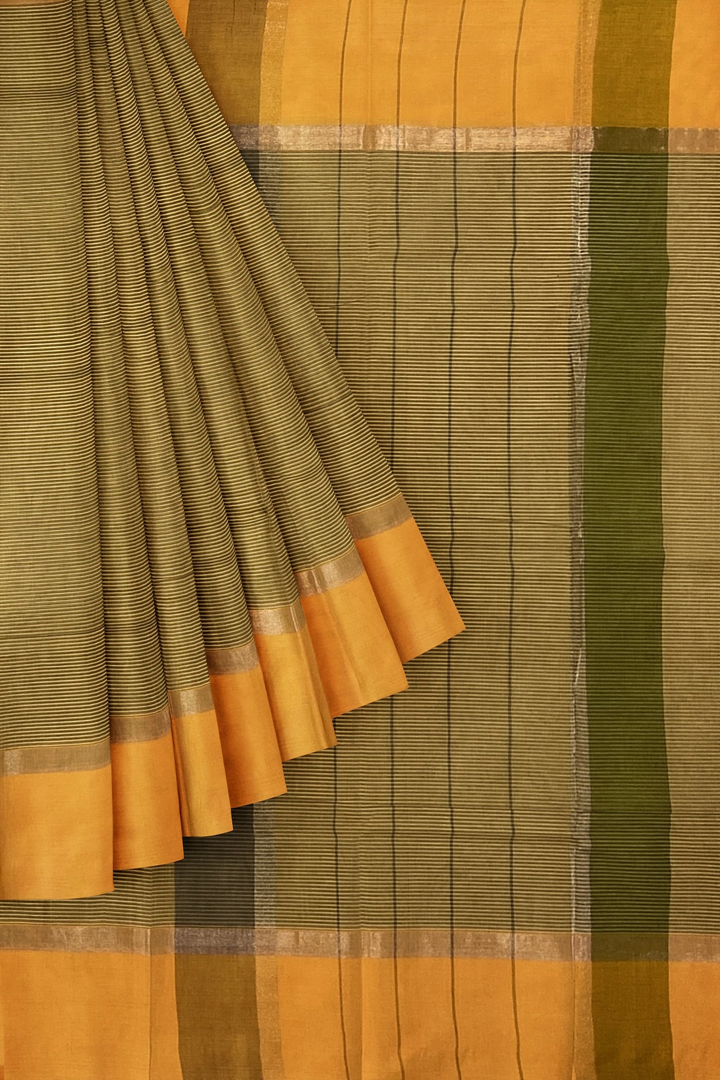 SENSAN Women’s  Kanchi Cotton Saree with Blouse Piece [SKU:440]