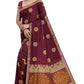 SENSAN Women’s Fancy Coimbatore Cotton Saree with Blouse Piece [SKU:5001]