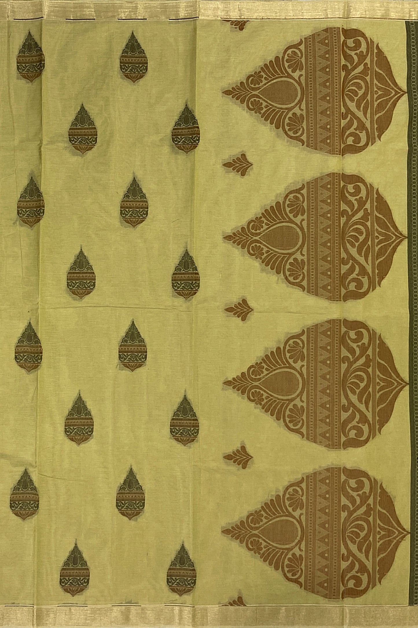 SENSAN Women’s Fancy Coimbatore Cotton Saree with Blouse Piece [SKU:5003]