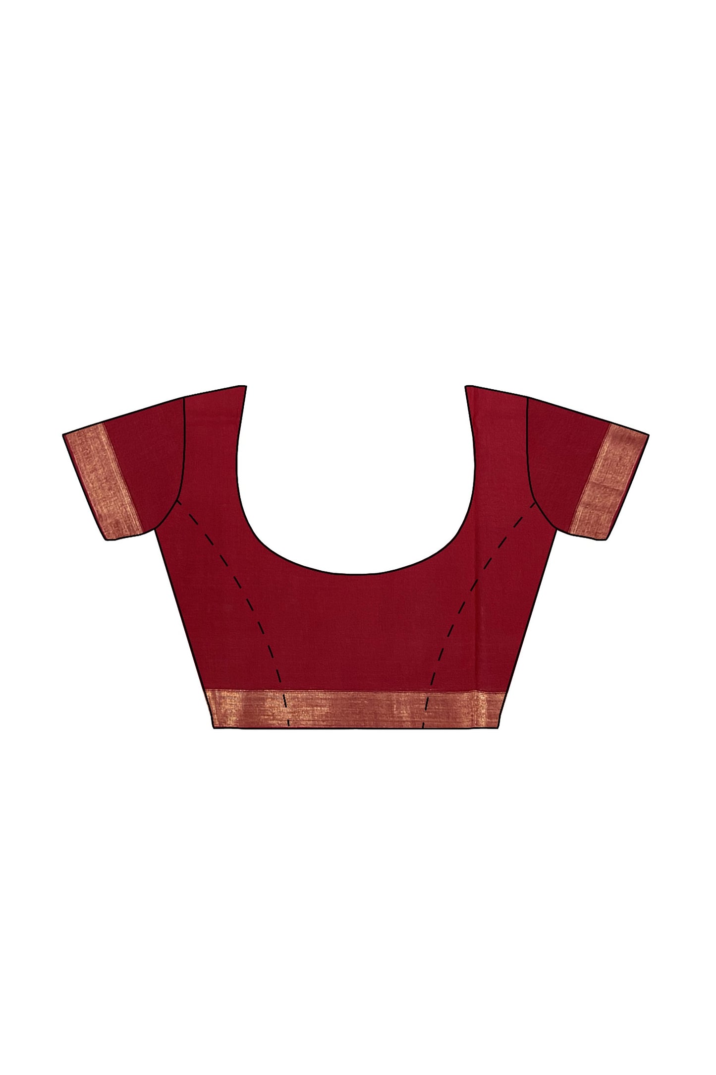 SENSAN Women’s Fancy Coimbatore Cotton Saree with Blouse Piece [SKU:5004]