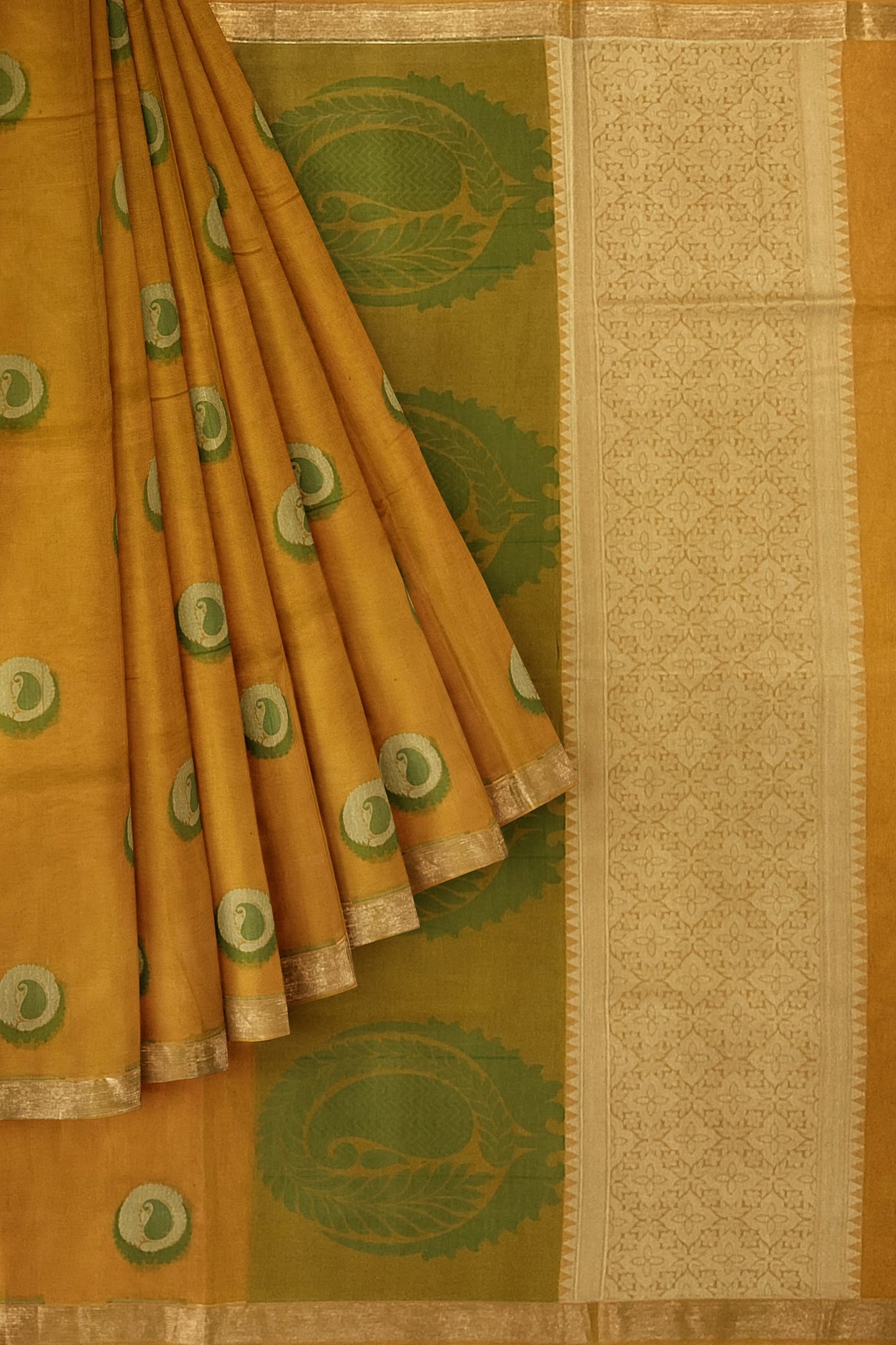 SENSAN Women’s Fancy Coimbatore Cotton Saree with Blouse Piece [SKU:5004]
