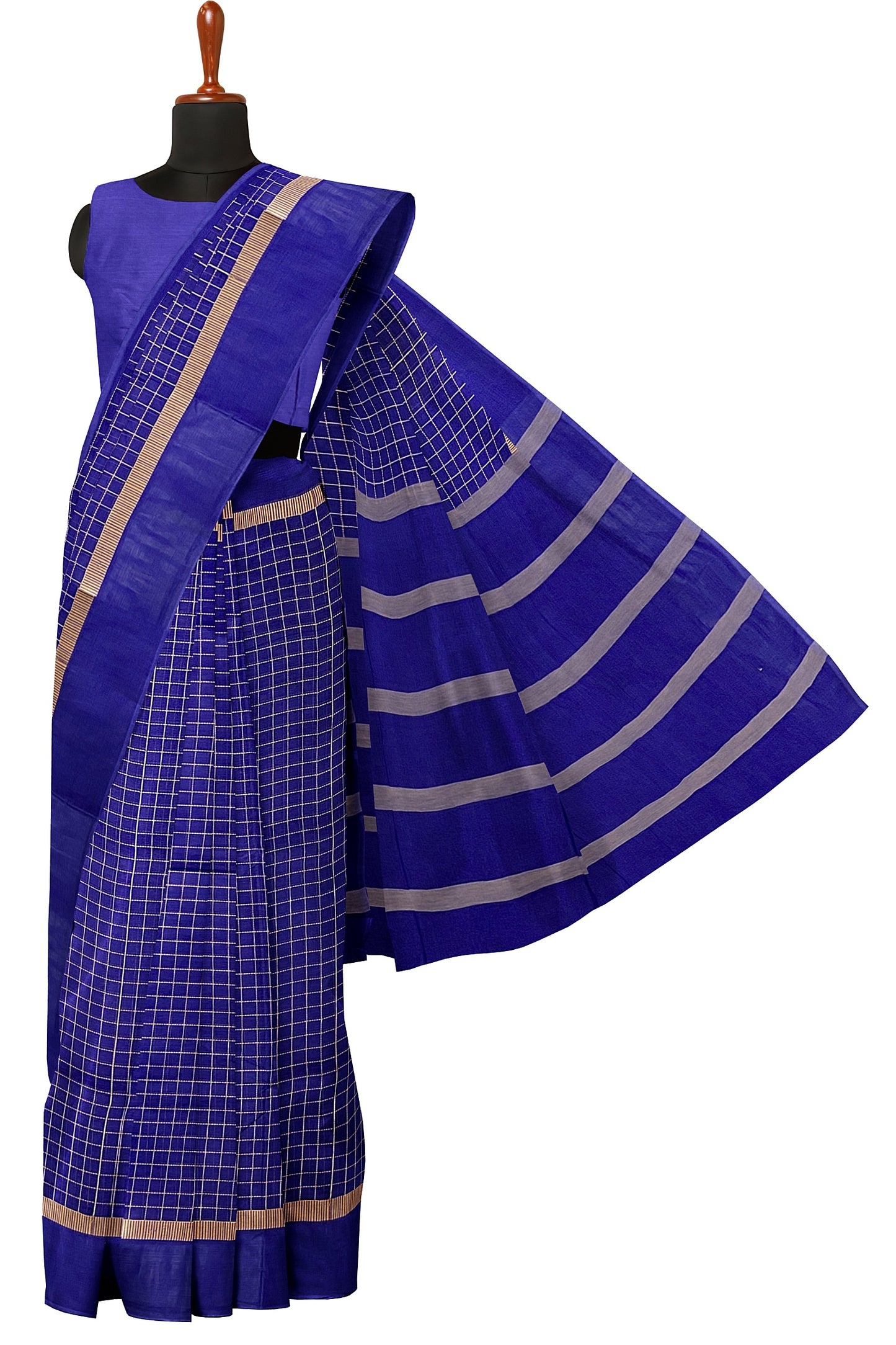 SENSAN Women’s Fancy Coimbatore Cotton Saree with Blouse Piece [SKU:5016]