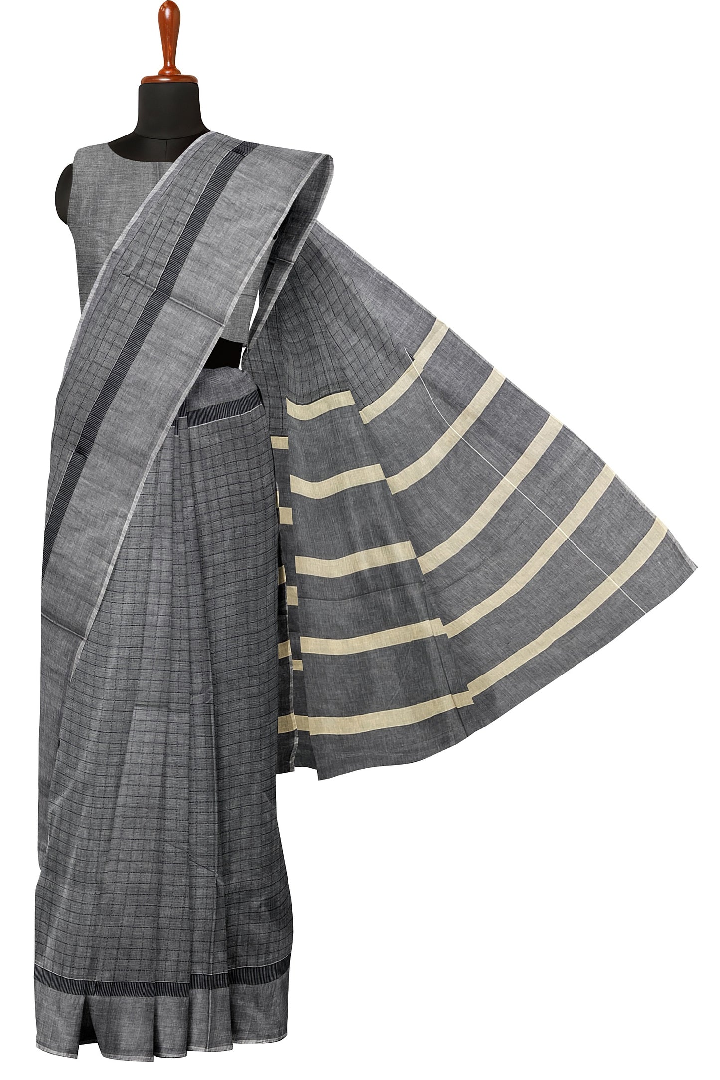 SENSAN Women’s Fancy Coimbatore Cotton Saree with Blouse Piece [SKU:5016]