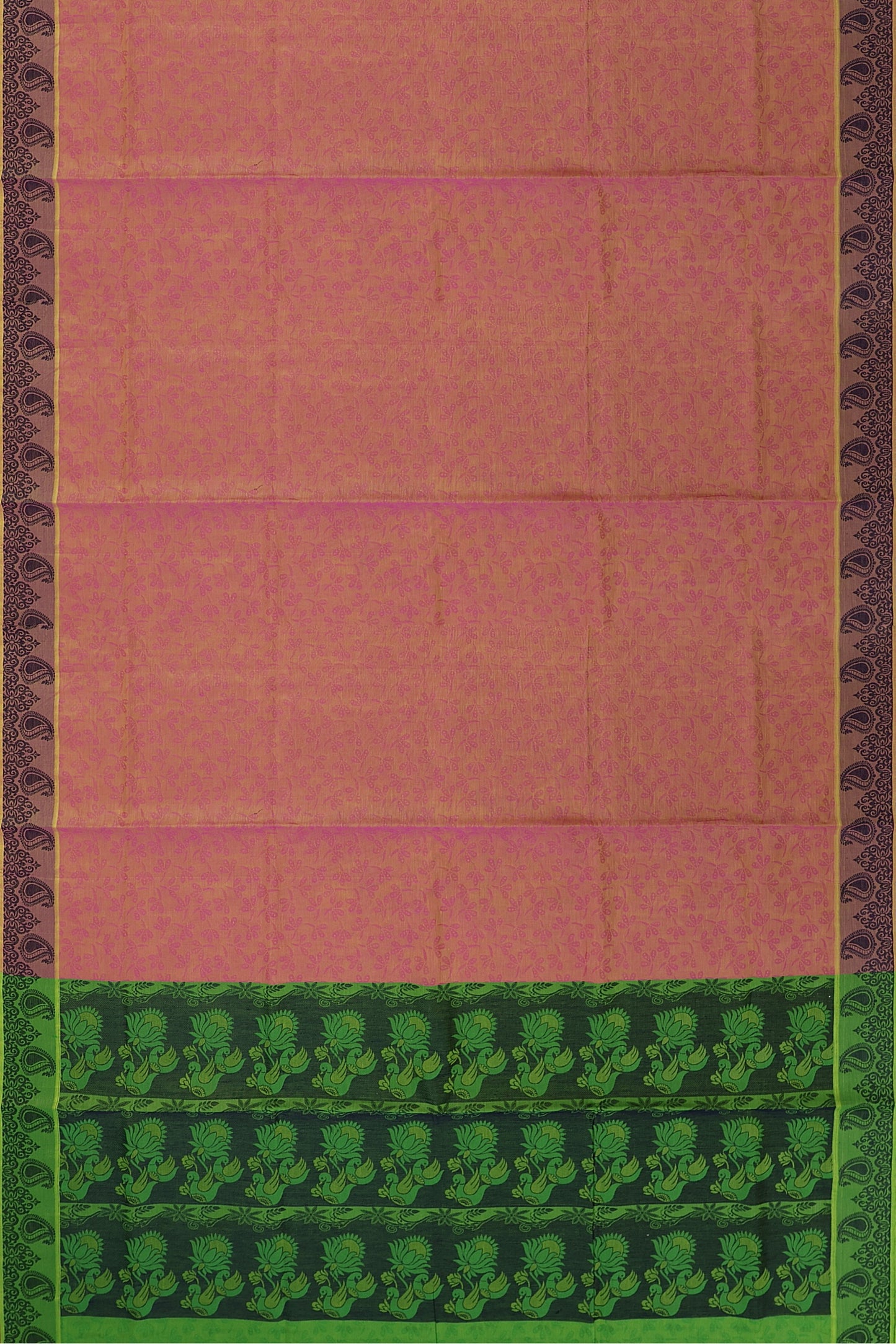 SENSAN Women’s Fancy Coimbatore Cotton Saree with Blouse Piece [SKU:5018]