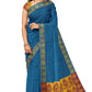 SENSAN Women’s Fancy Coimbatore Cotton Saree with Blouse Piece [SKU:5019]