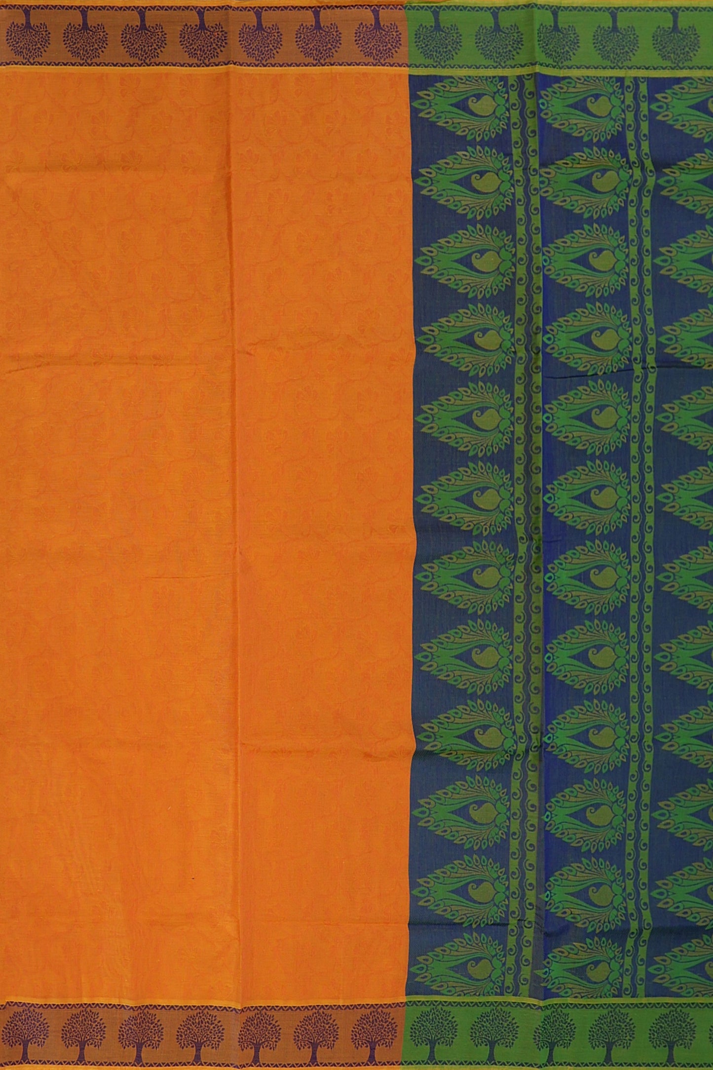 SENSAN Women’s Fancy Coimbatore Cotton Saree with Blouse Piece [SKU:5019]
