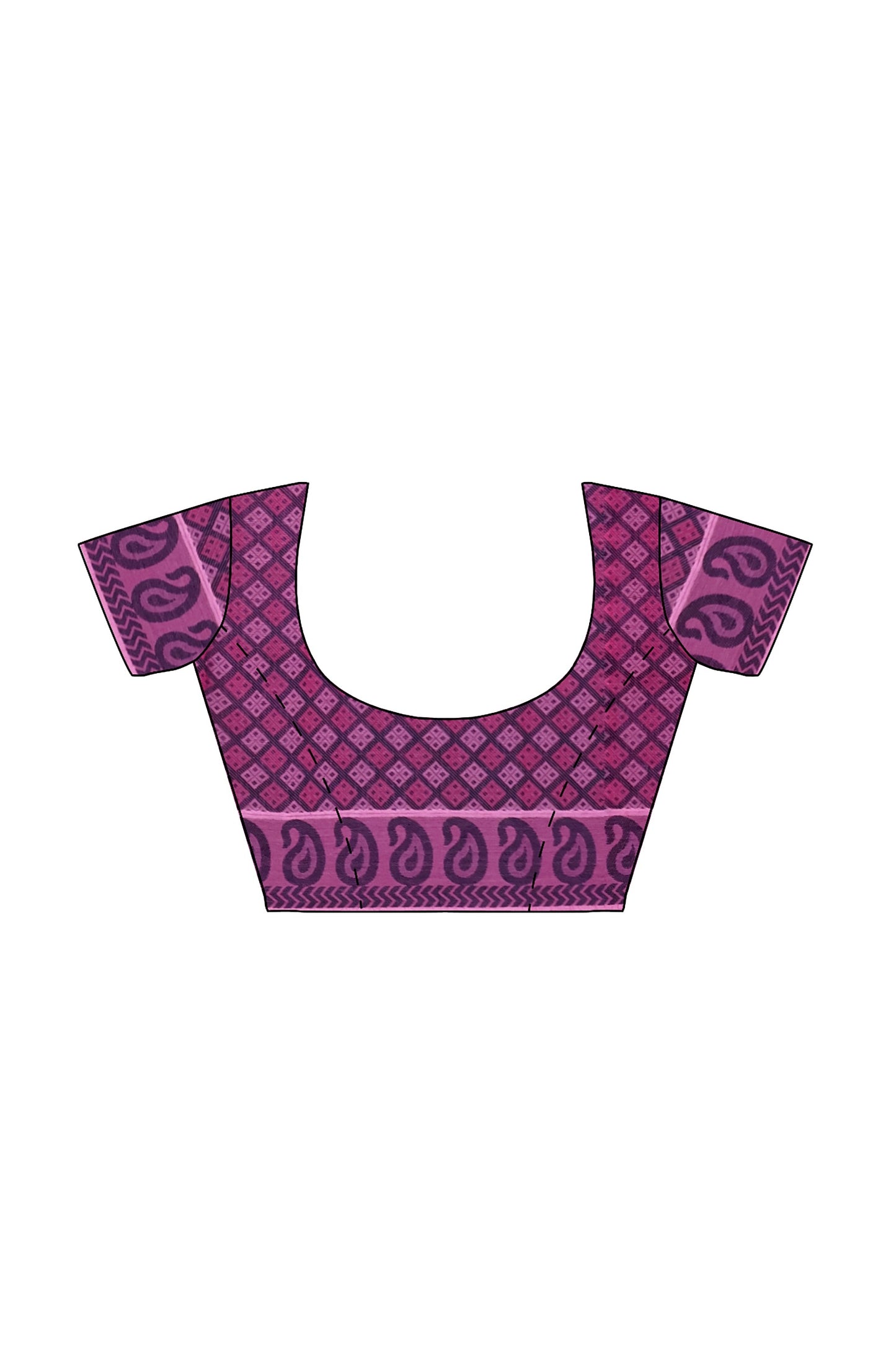 SENSAN Women’s Fancy Coimbatore Cotton Saree with Blouse Piece [SKU:5020]