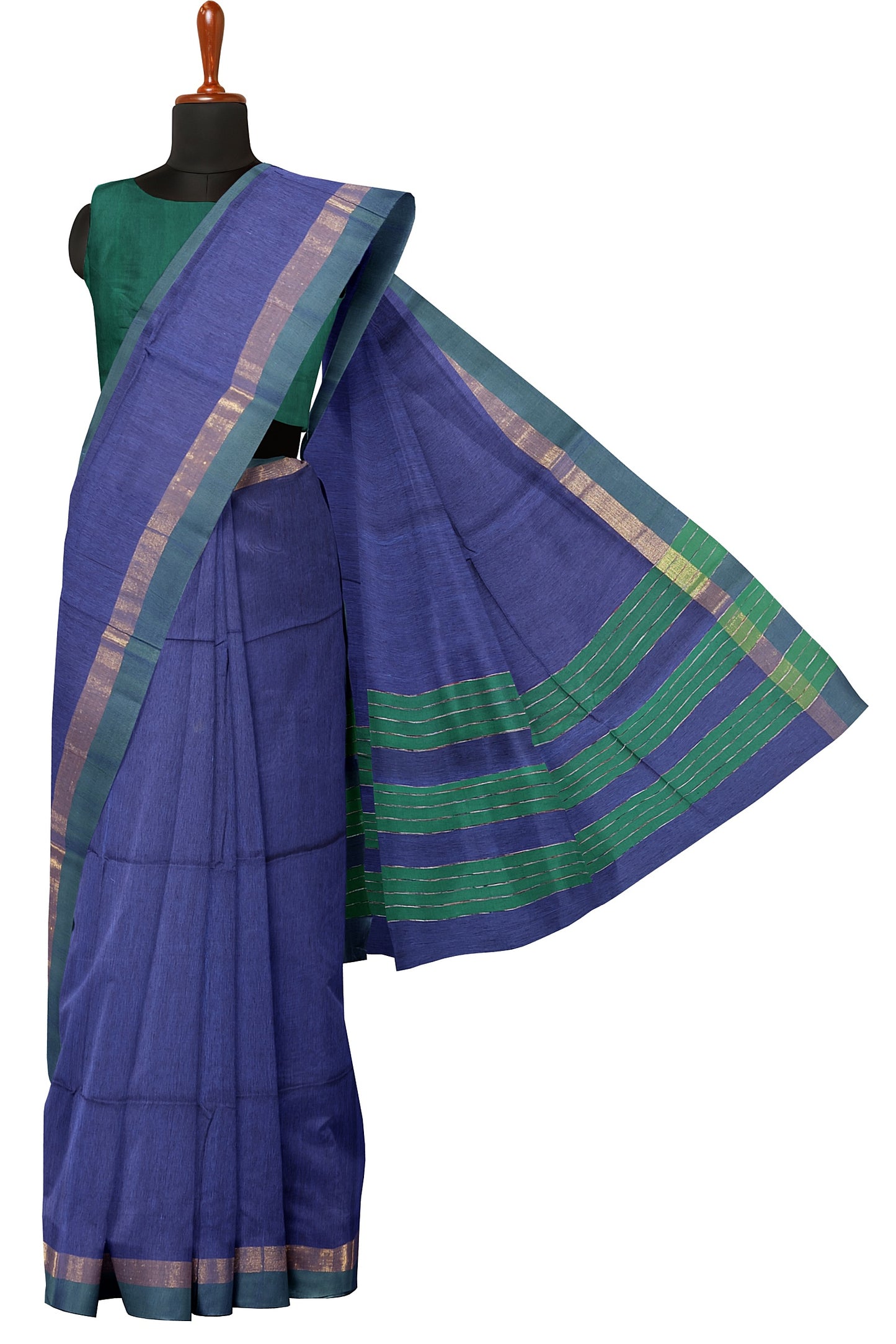 SENSAN Women’s Fancy Coimbatore Cotton Saree with Blouse Piece [SKU:5022]