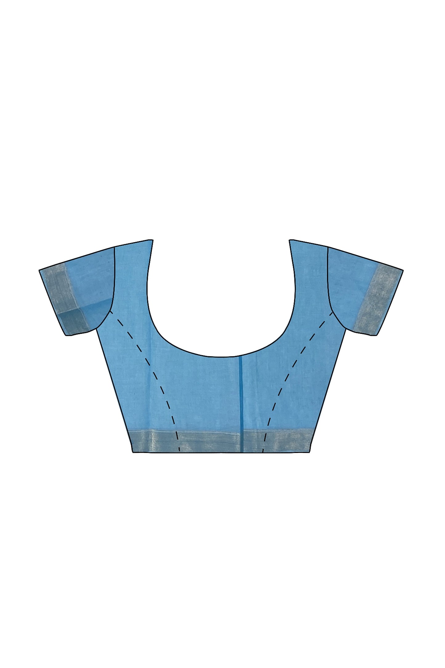 SENSAN Women’s Fancy Coimbatore Cotton Saree with Blouse Piece [SKU:5104]