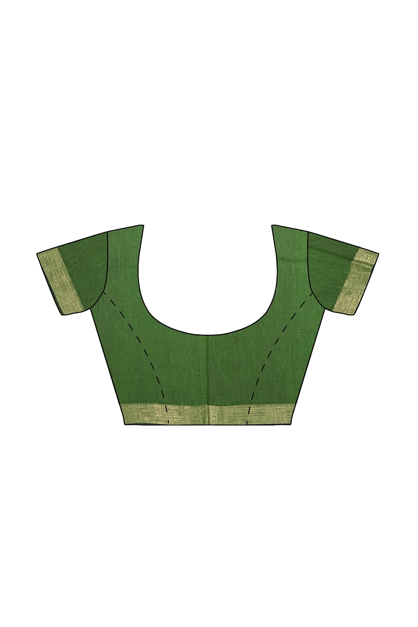 SENSAN Women’s Fancy Coimbatore Cotton Saree with Blouse Piece [SKU:5104]