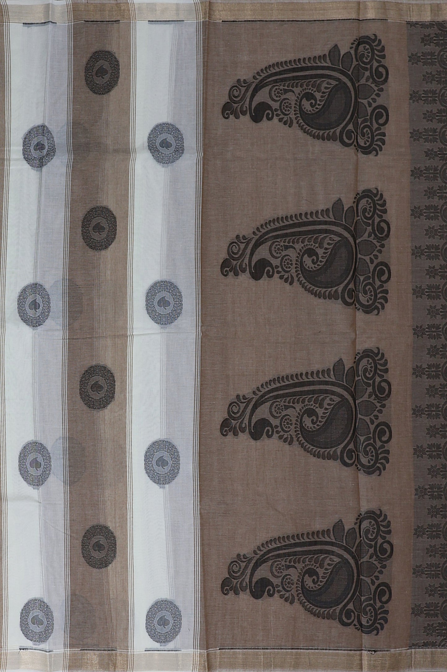 SENSAN Women’s Fancy Coimbatore Cotton Saree with Blouse Piece [SKU:5104]