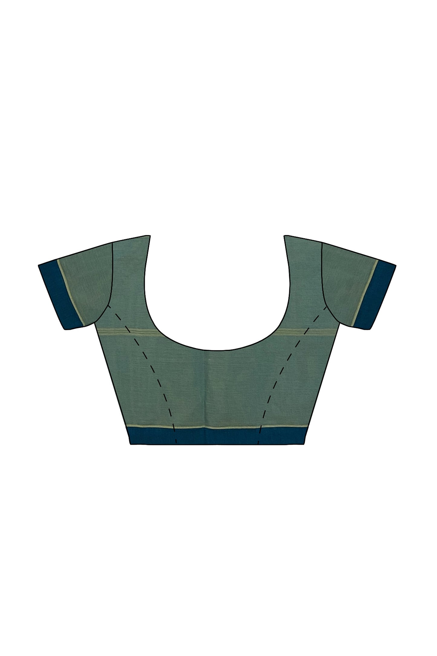 SENSAN Women’s Fancy Coimbatore Cotton Saree with Blouse Piece [SKU:5106]