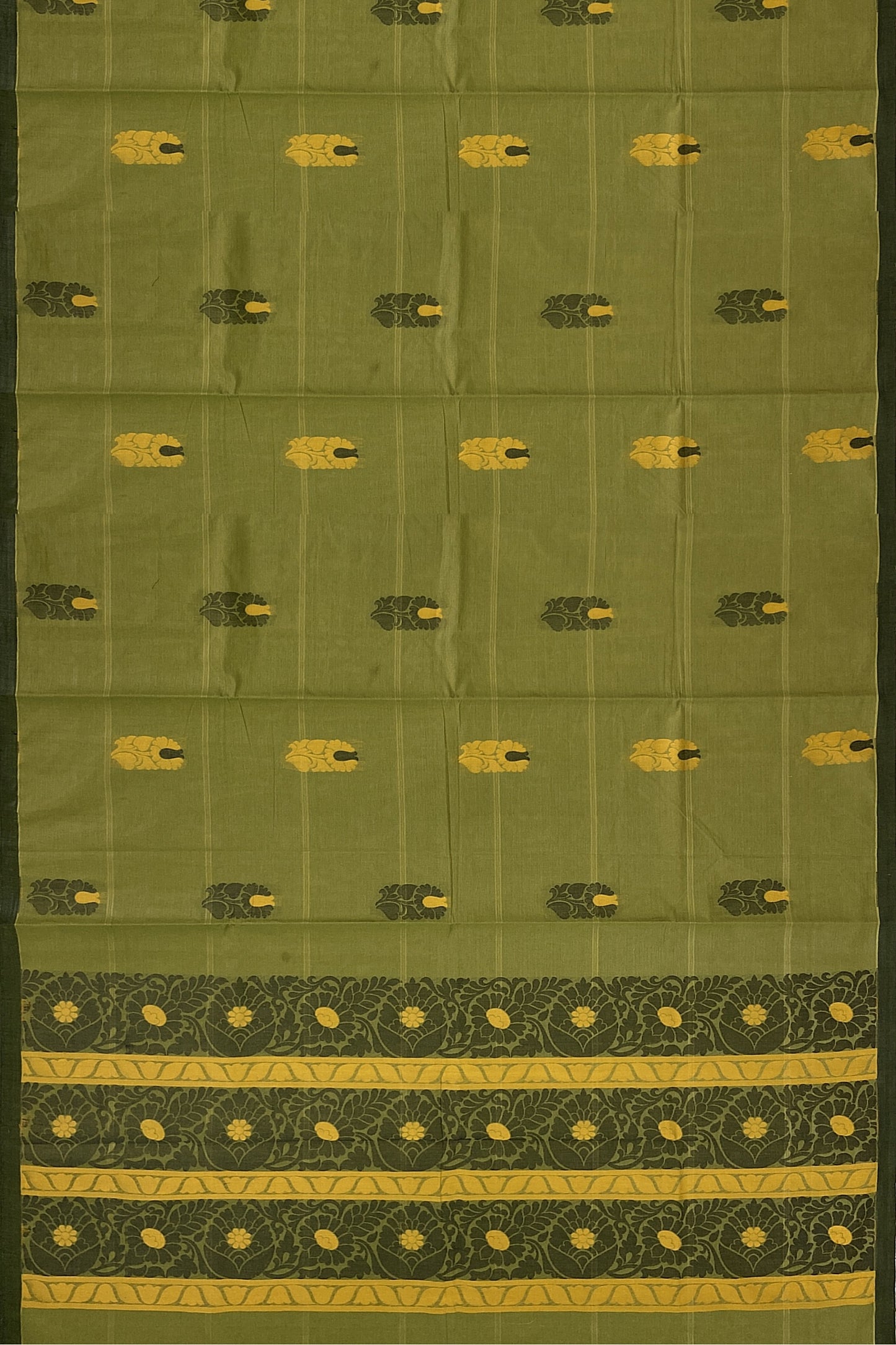SENSAN Women’s Fancy Coimbatore Cotton Saree with Blouse Piece [SKU:5106]