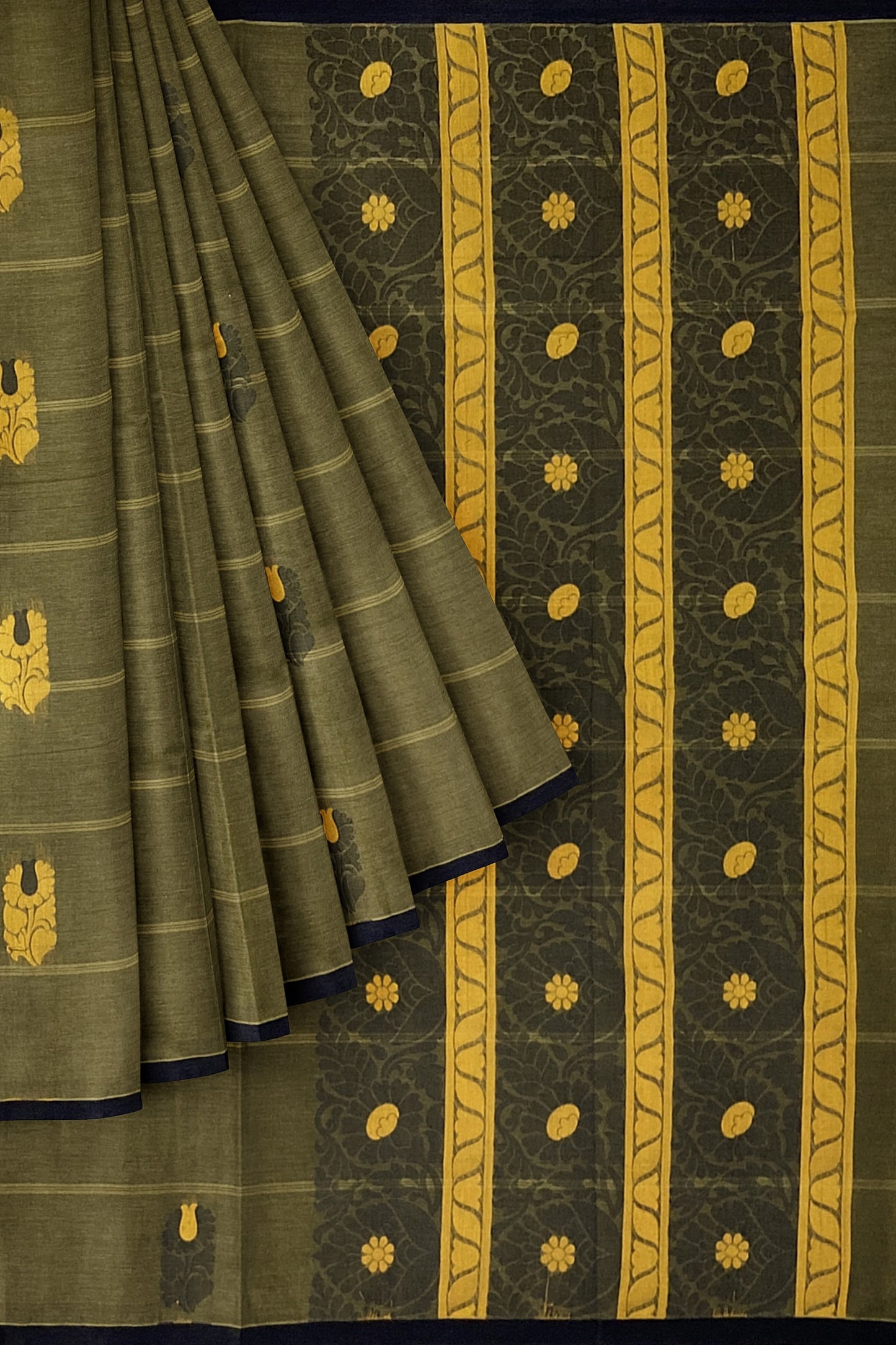SENSAN Women’s Fancy Coimbatore Cotton Saree with Blouse Piece [SKU:5106]
