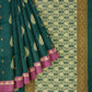 SENSAN Women’s Fancy Coimbatore Cotton Saree with Blouse Piece [SKU:5107]