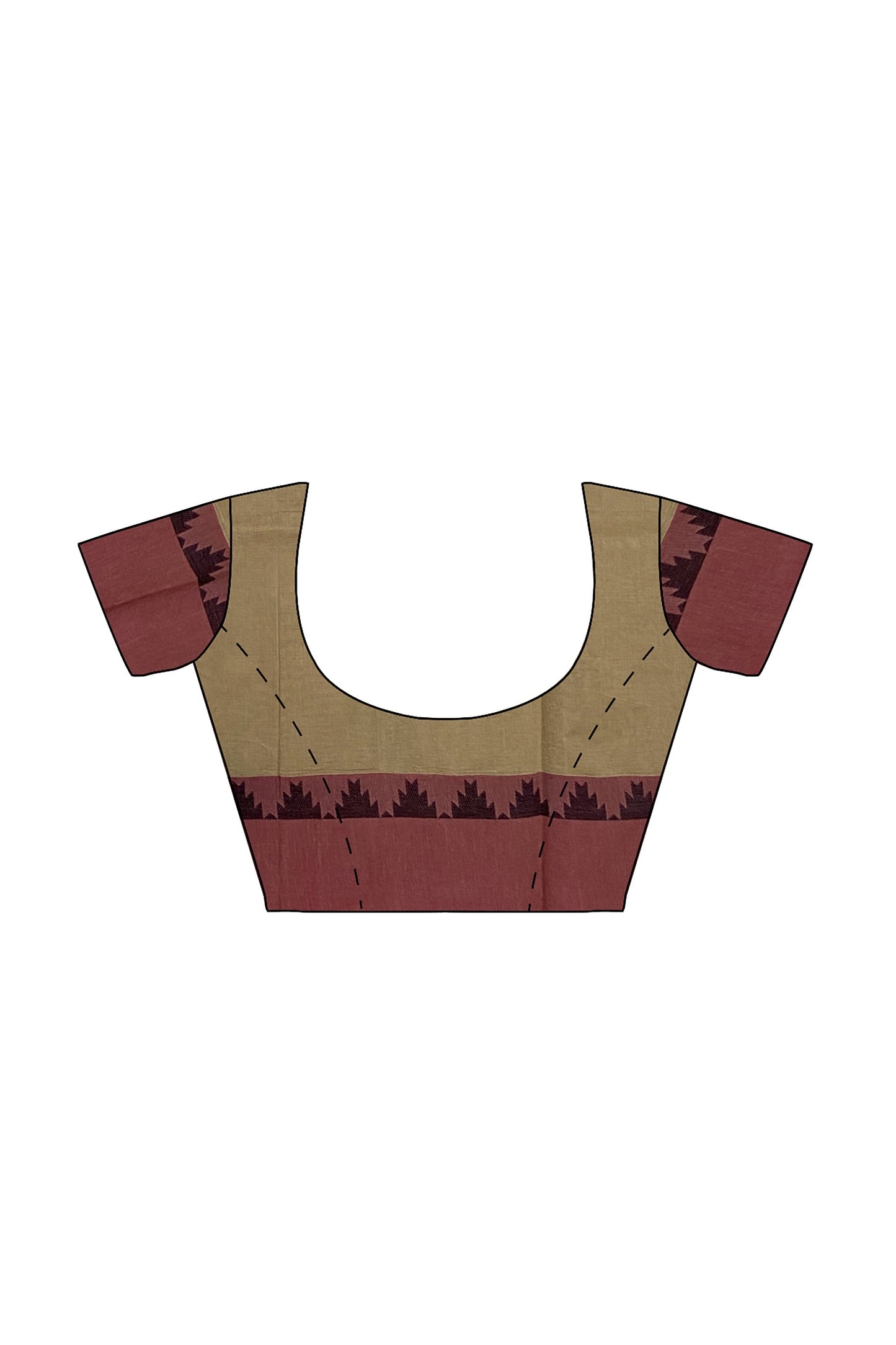 SENSAN Women’s Fancy Coimbatore Cotton Saree with Blouse Piece [SKU:5107]
