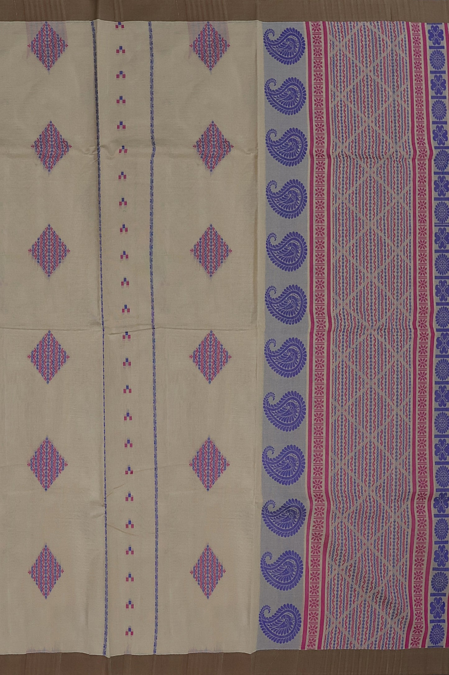 SENSAN Women’s Fancy Coimbatore Cotton Saree with Blouse Piece [SKU:5110]