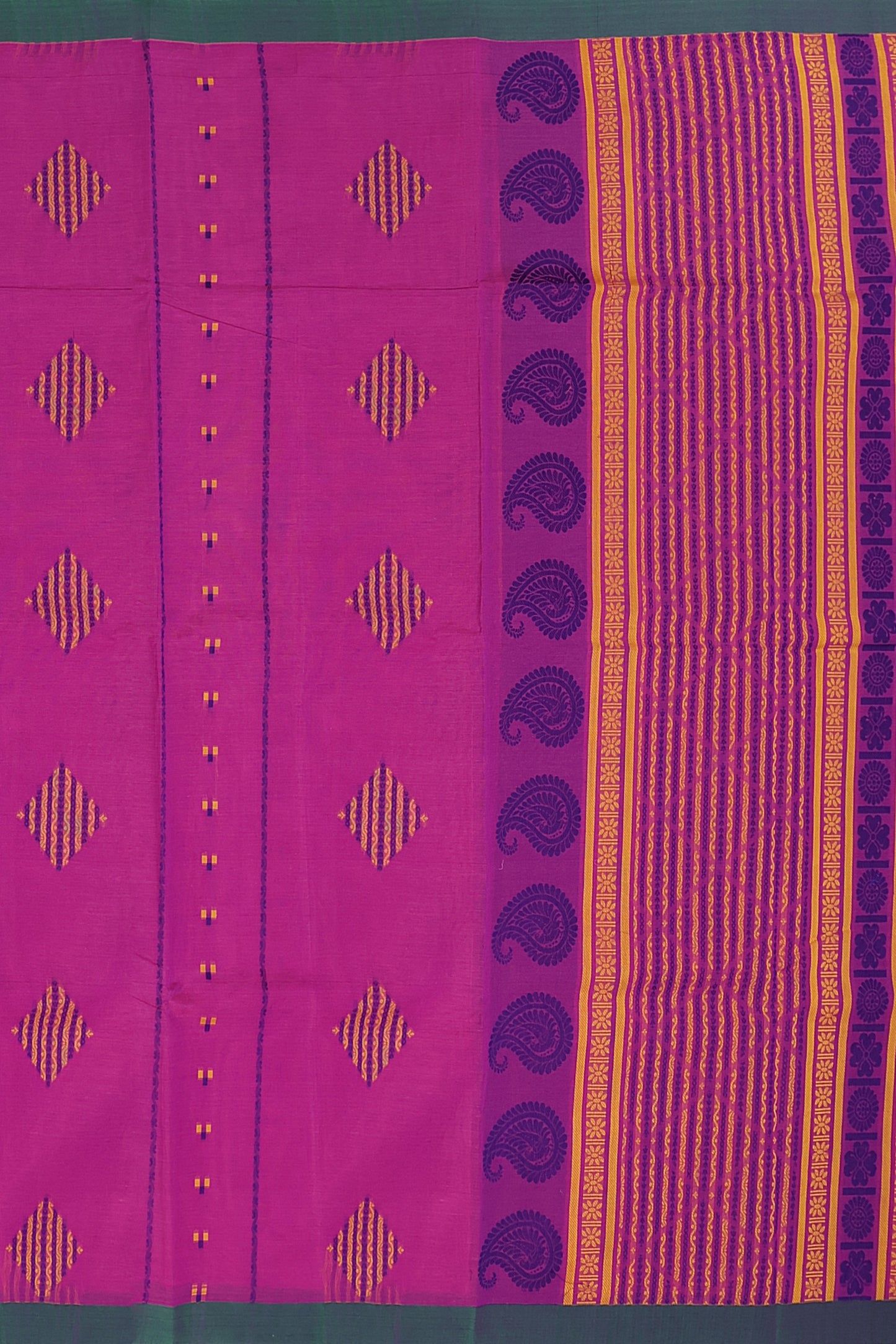 SENSAN Women’s Fancy Coimbatore Cotton Saree with Blouse Piece [SKU:5110]