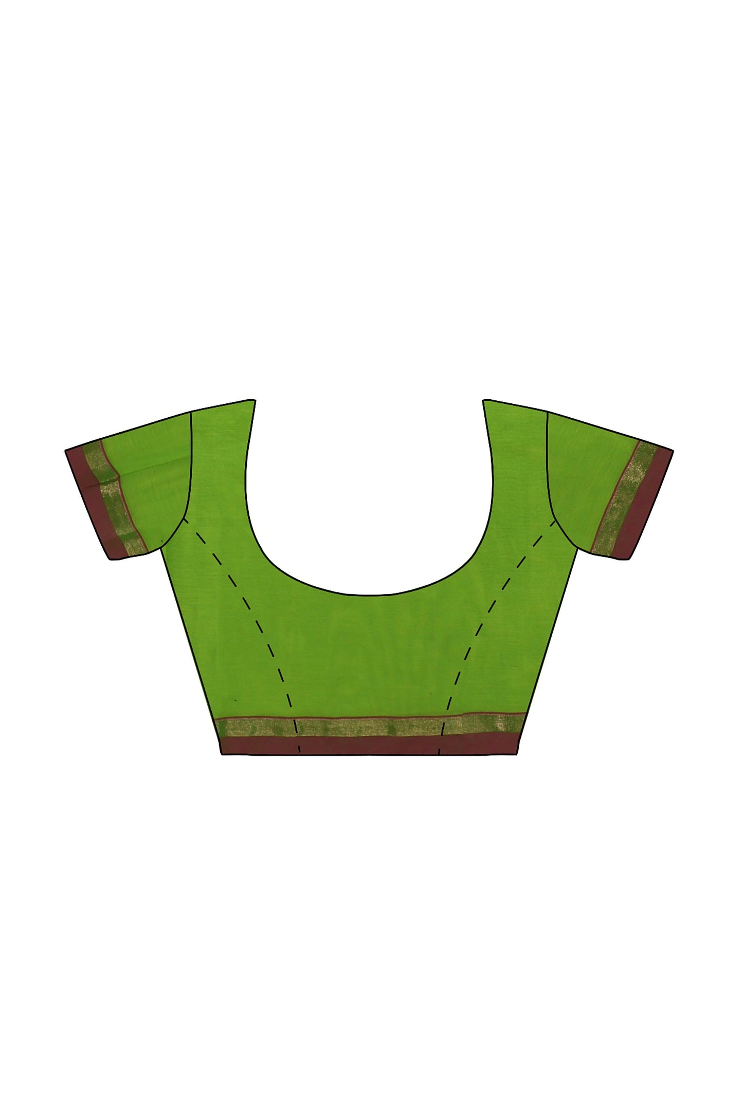 SENSAN Women’s Fancy Coimbatore Cotton Saree with Blouse Piece [SKU:5118]
