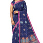 SENSAN Women’s Fancy Coimbatore Cotton Saree with Blouse Piece [SKU:5118]