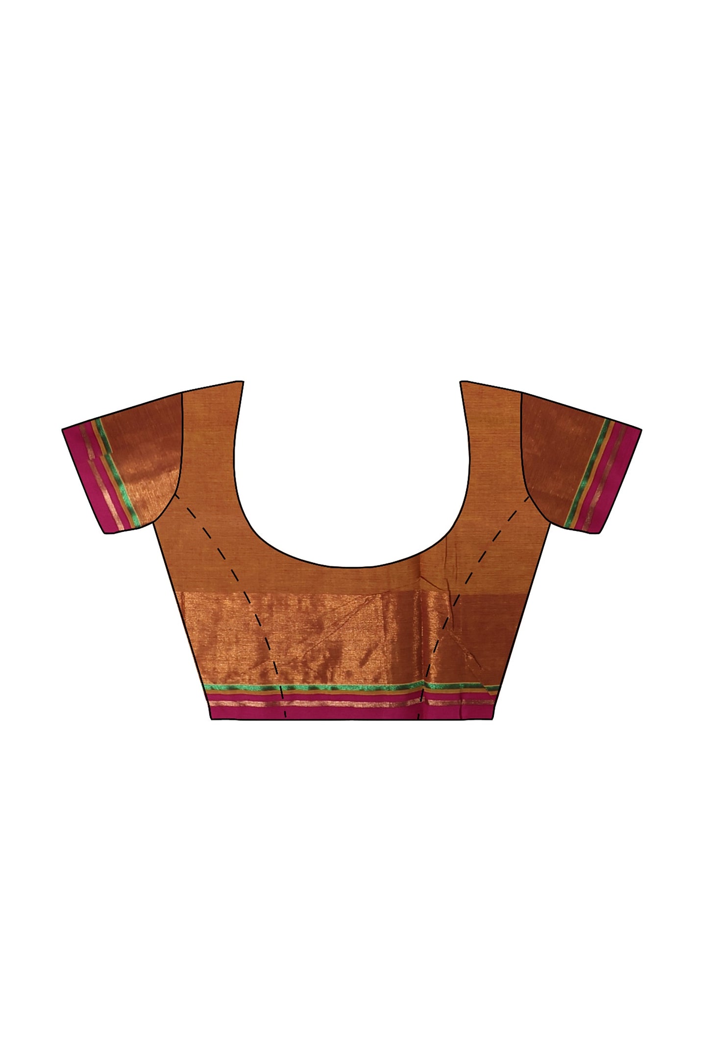SENSAN Women’s Fancy Coimbatore Cotton Saree with Blouse Piece [SKU:5119]
