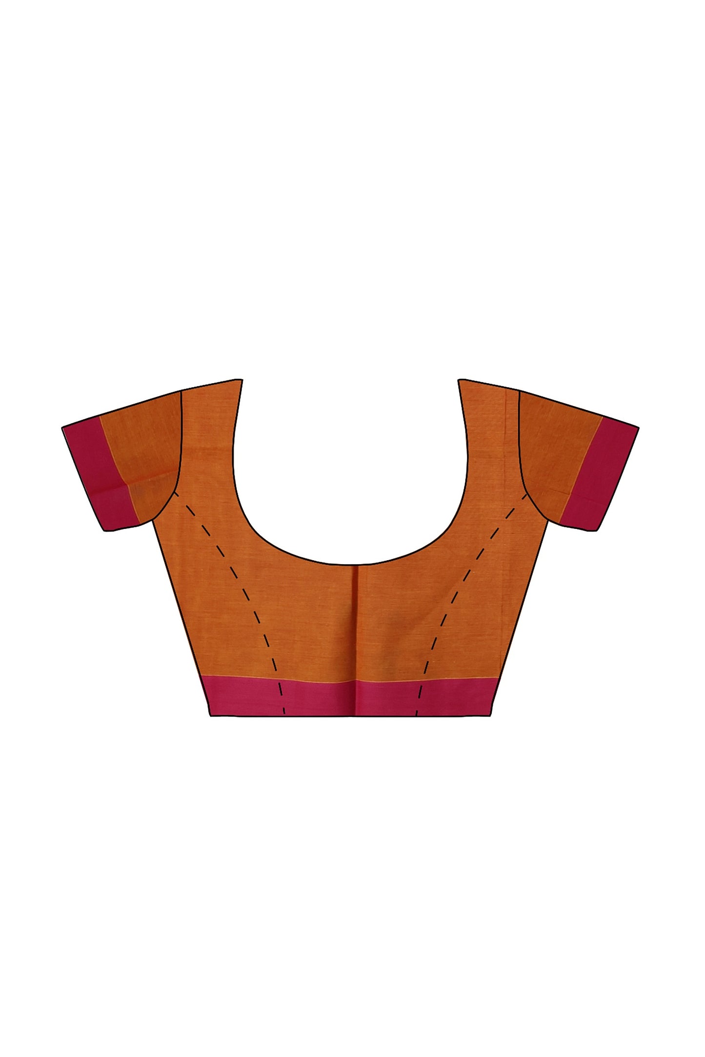 SENSAN Women’s Fancy Coimbatore Cotton Saree with Blouse Piece [SKU:5122]